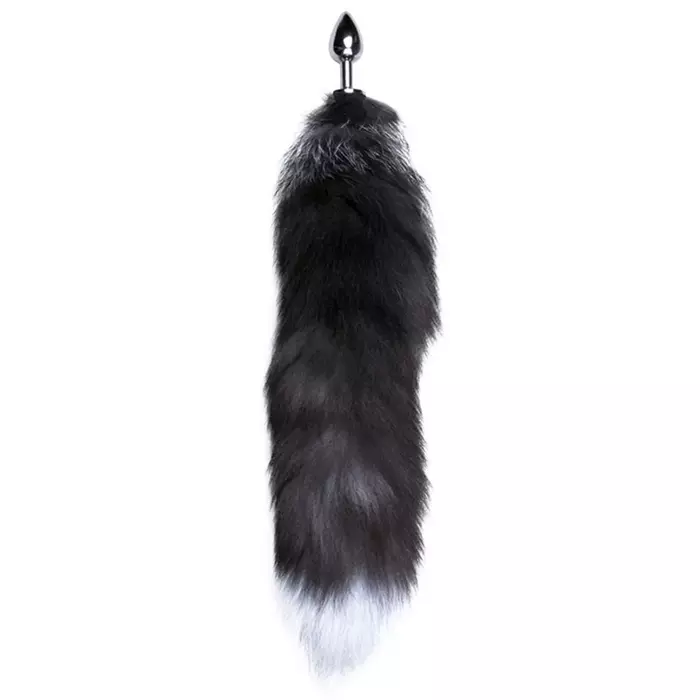 Anal plug Alive Black&White Fox Tail M Photo 4
