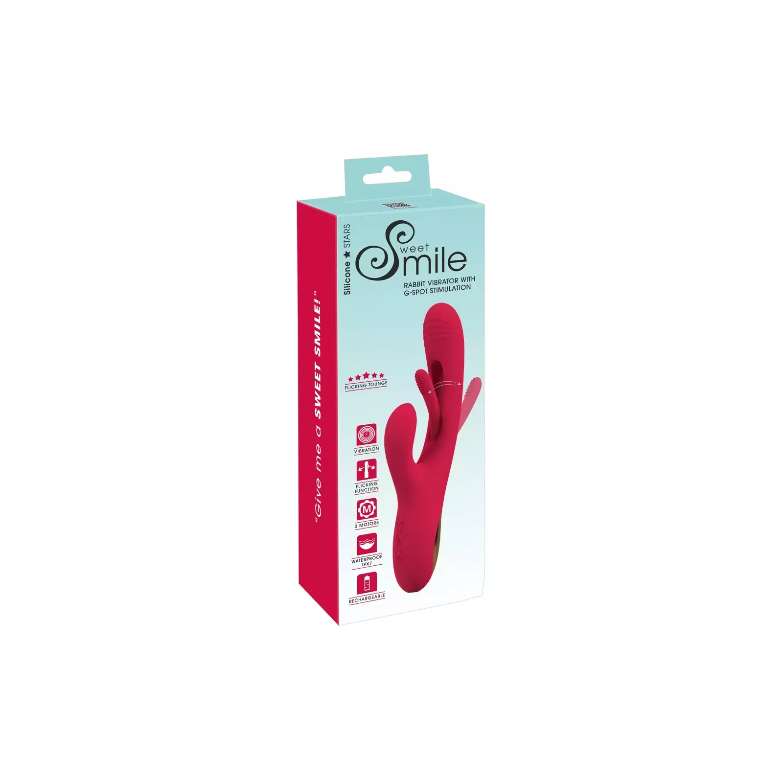 Vibrator Sweet Smile Rabbit Flicking Photo 1