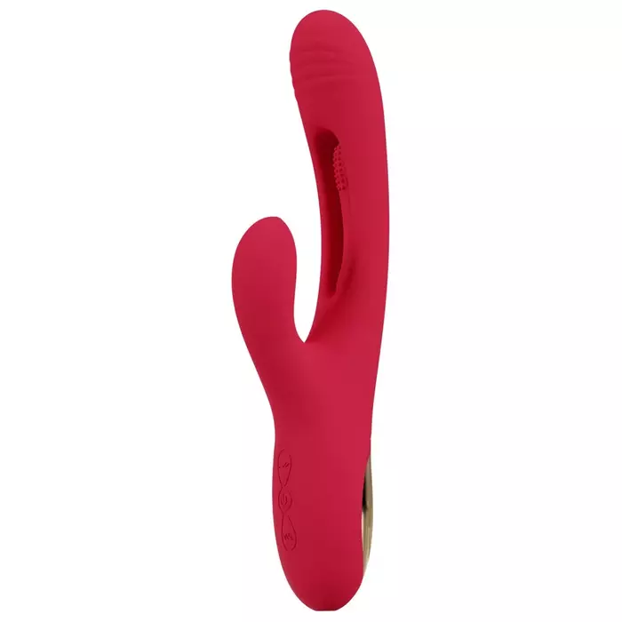 Vibrator Sweet Smile Rabbit Flicking — silicone, waterproof Photo 4
