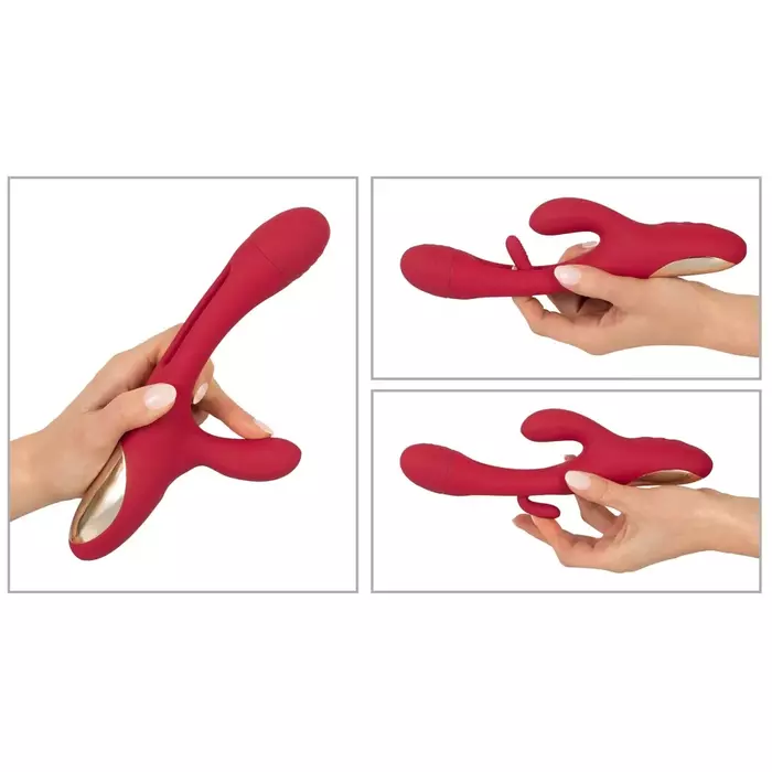 Vibrator Sweet Smile Rabbit Flicking — silicone, waterproof Photo 8