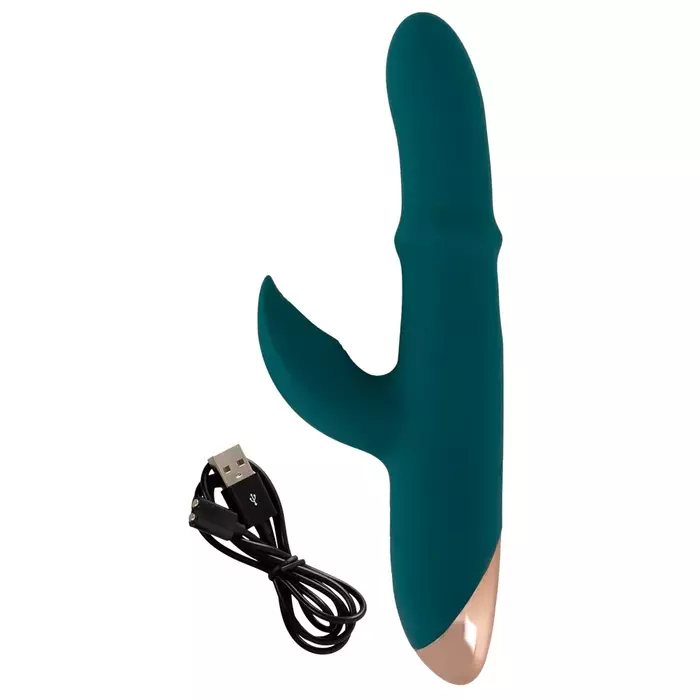 Вибратор You2Toys Thumping Rabbit — силикон, перезаряжаемый Photo 10