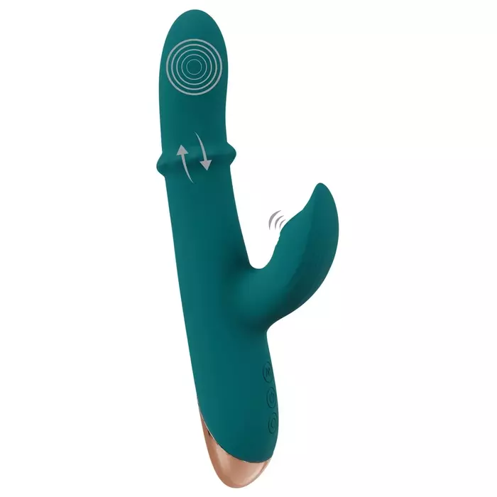 Вибратор You2Toys Thumping Rabbit — силикон, перезаряжаемый Photo 11
