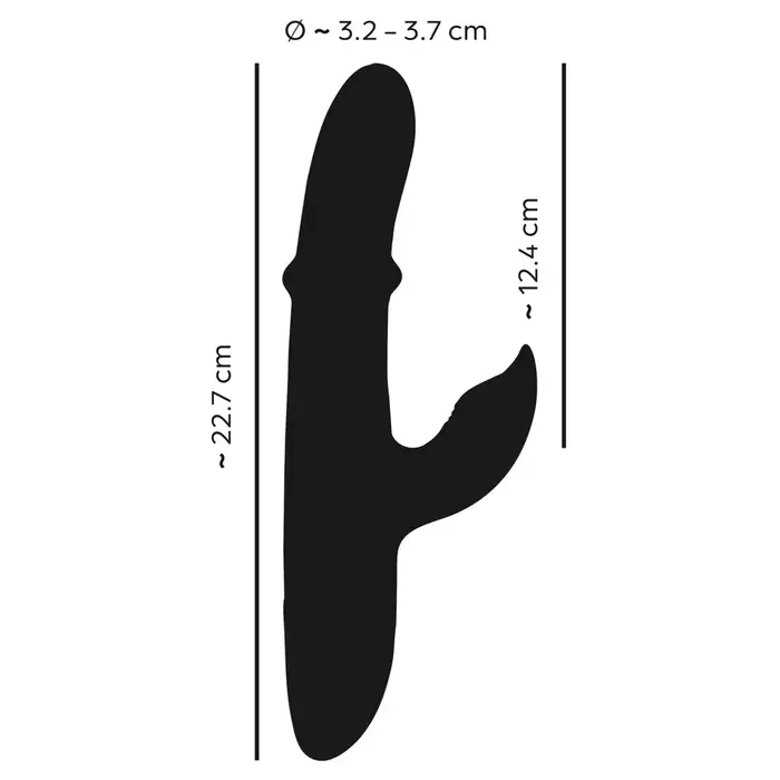 Вибратор You2Toys Thumping Rabbit — силикон, перезаряжаемый Photo 13