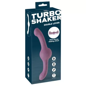 Vibrators You2Toys Strong Shaking Double Vibe — silikons, divi motori, ūdensizturīgs, 30 cm, uzlādējams