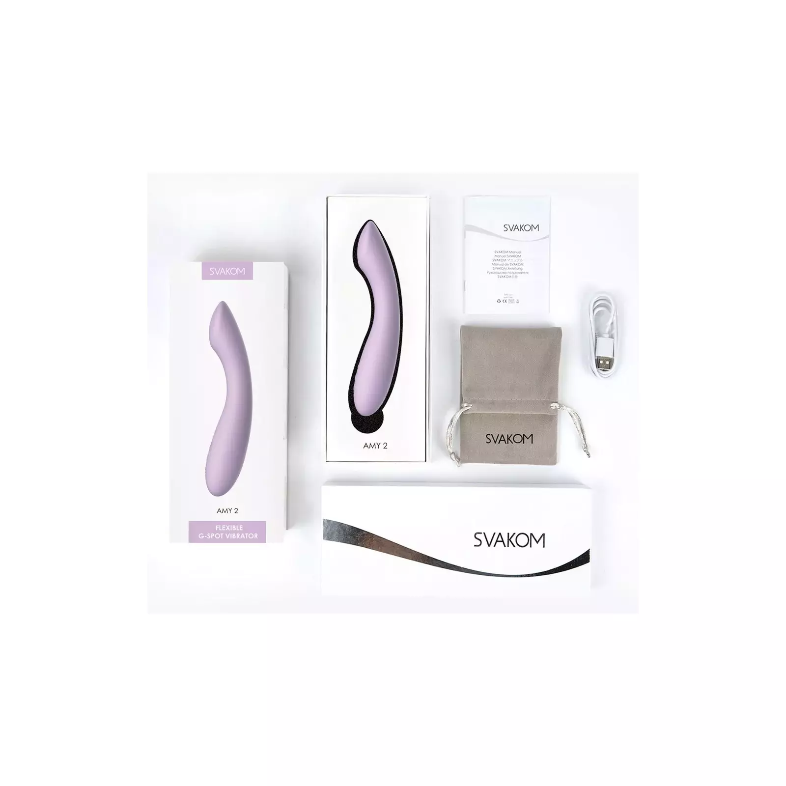 Vibrator Svakom Amy 2 Pastel Lilac Photo 7