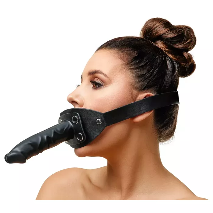 Ādas kļuoks ZADO 20202541001 ar noņemamu lateksa dildo Photo 3