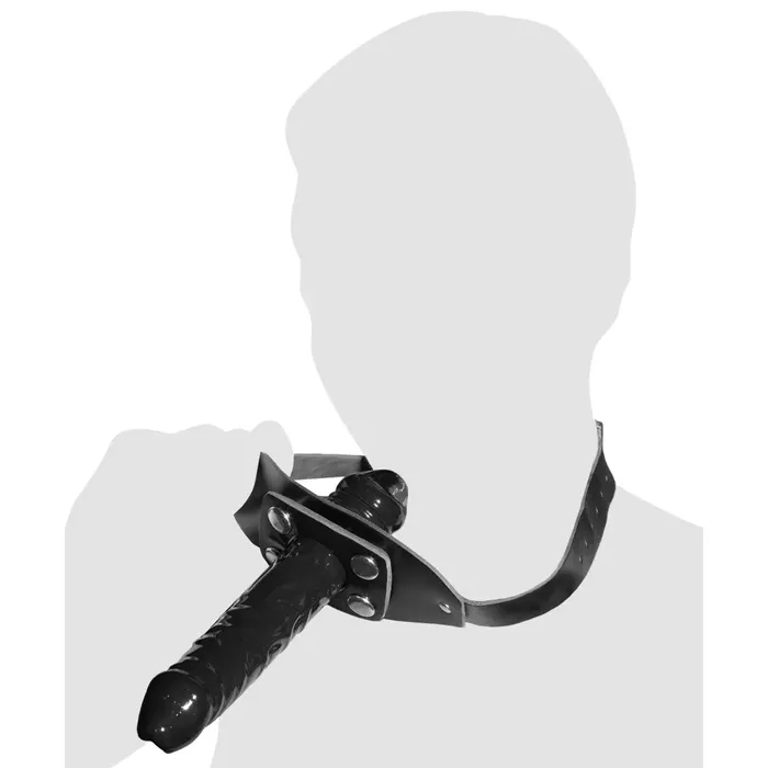 Ādas kļuoks ZADO 20202541001 ar noņemamu lateksa dildo Photo 4