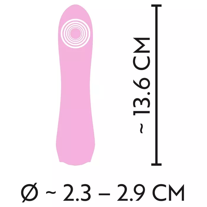 Vibrator Cuties Mini Vibrator Rose — silicone, rechargeable Photo 11