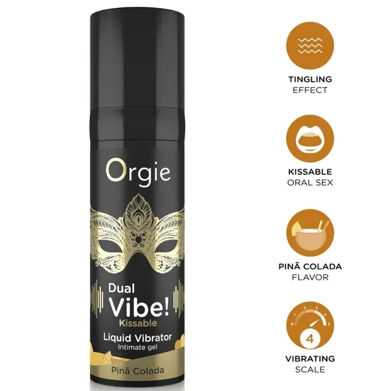 Orgie Dual Vibe Pina Colada intimate arousal oil 15 ml Photo 5
