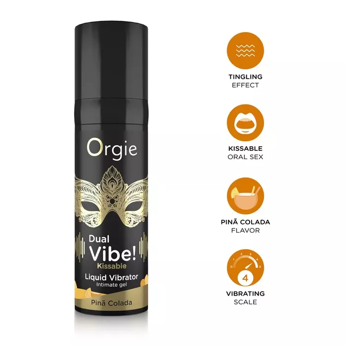 Orgie Dual Vibe Pina Colada интимное масло 15 мл Photo 4