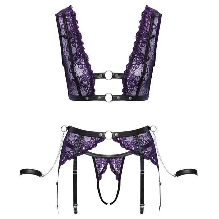 Cottelli Collection Bra Set Bondage M — lingerie set Photo 11