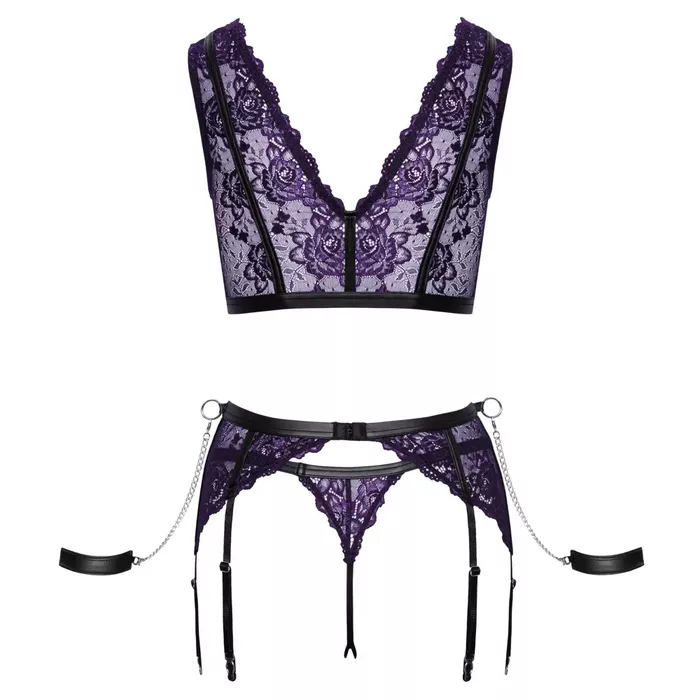 Cottelli Collection Bra Set Bondage M — lingerie set Photo 12