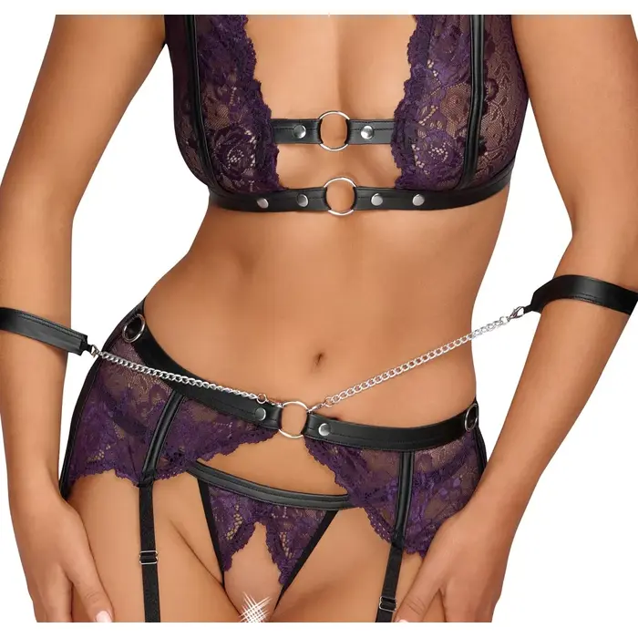 Cottelli Collection Bondage Bra Set — size L Photo 8