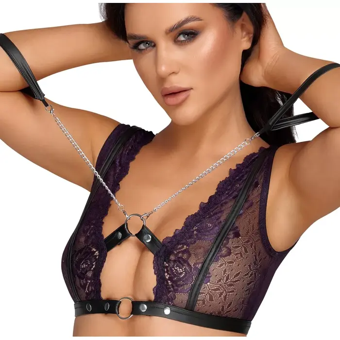 Cottelli Collection Bondage Bra Set — size L Photo 9