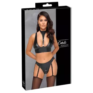 Krūšturis Cottelli Collection XL Melns Bondage 22144581051