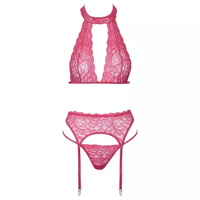 Lingerie set Cottelli Collection S/M — bra, garter belt, thong Photo 6