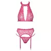Lingerie set Cottelli Collection S/M — bra, garter belt, thong Photo 6