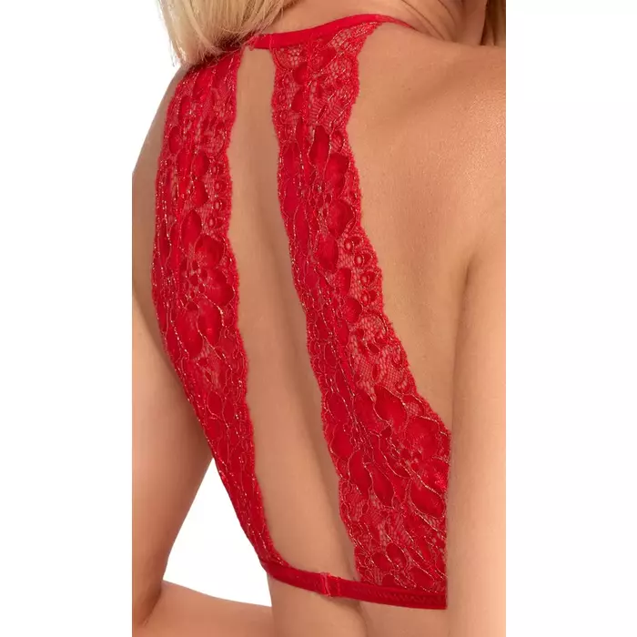 Suspender set kissable L/XL red Photo 5