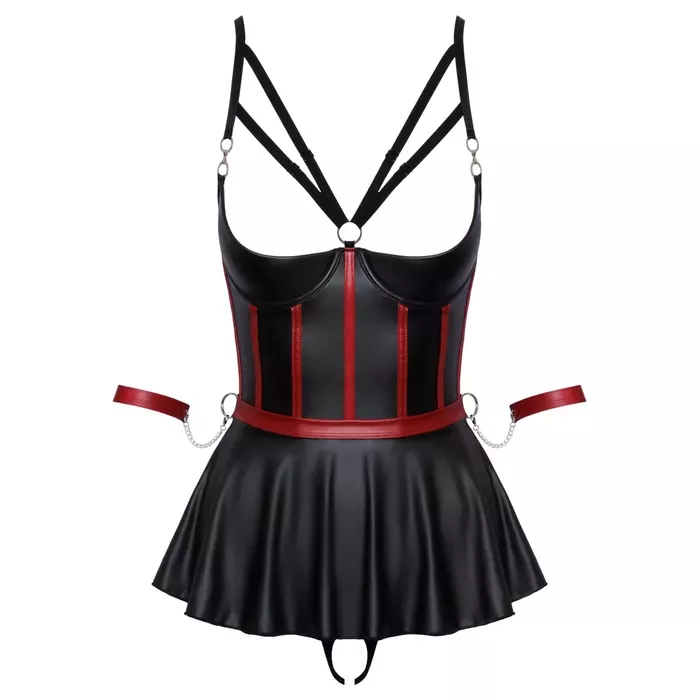 Cottelli Collection Lift Bra Set Bondage — lingerie set 85B/L Photo 10