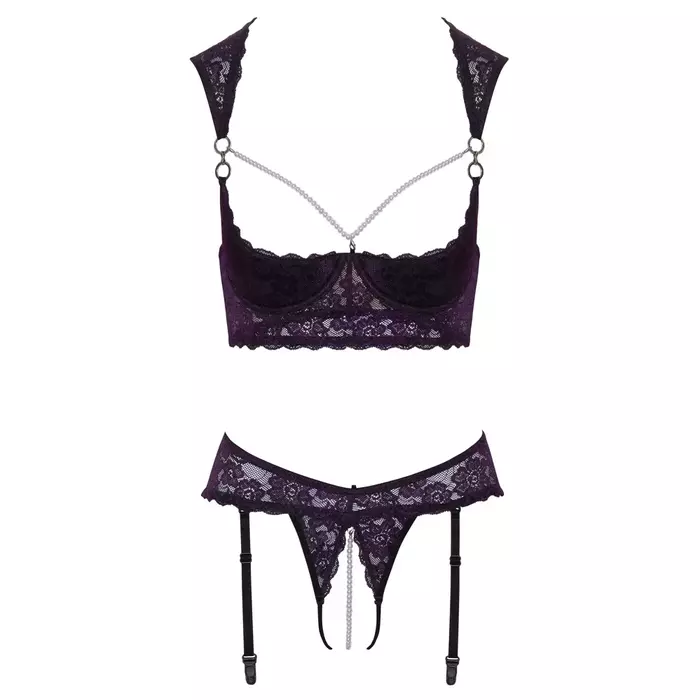 Longline shelf bra set Cottelli Collection 80B Photo 8