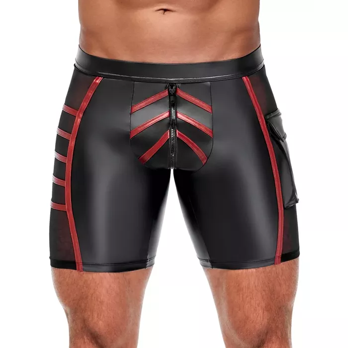 NEK shorts 21332101701 — men's black/red S Photo 2