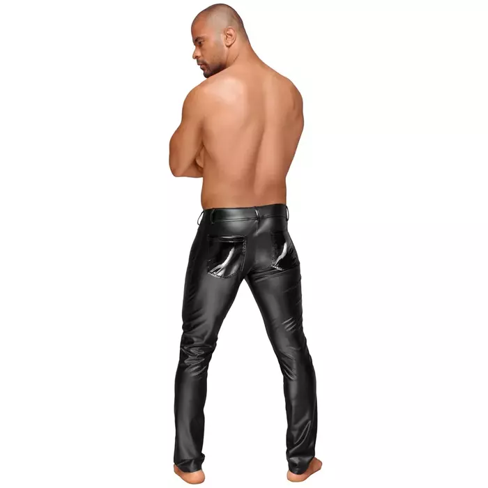 Noir M.Trousers L — мужские обтягивающие брюки с винилом Photo 5
