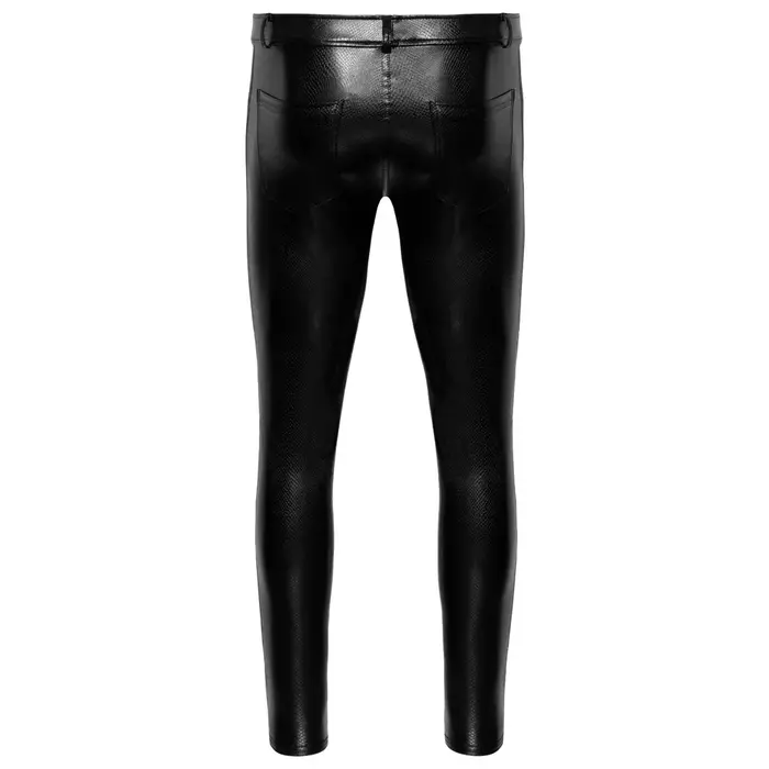 Брюки Noir M.Trousers L — прямые брюки под змеиную кожу Photo 6