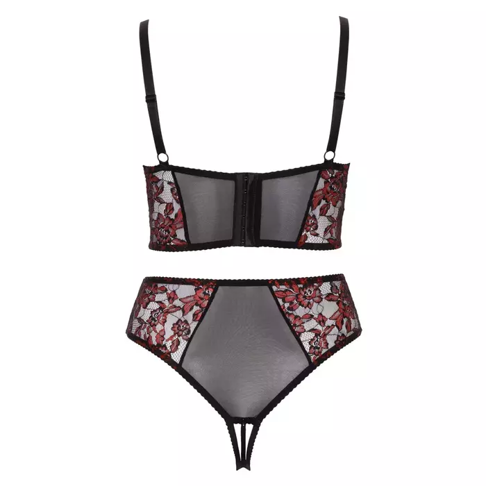 Lingerie set Cottelli Collection longline bra 90C & thong XL Photo 9