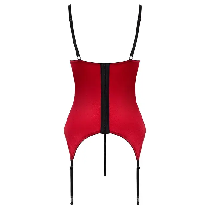 Cami Suspenders Cottelli Collection 26330513051 — red XL Photo 7