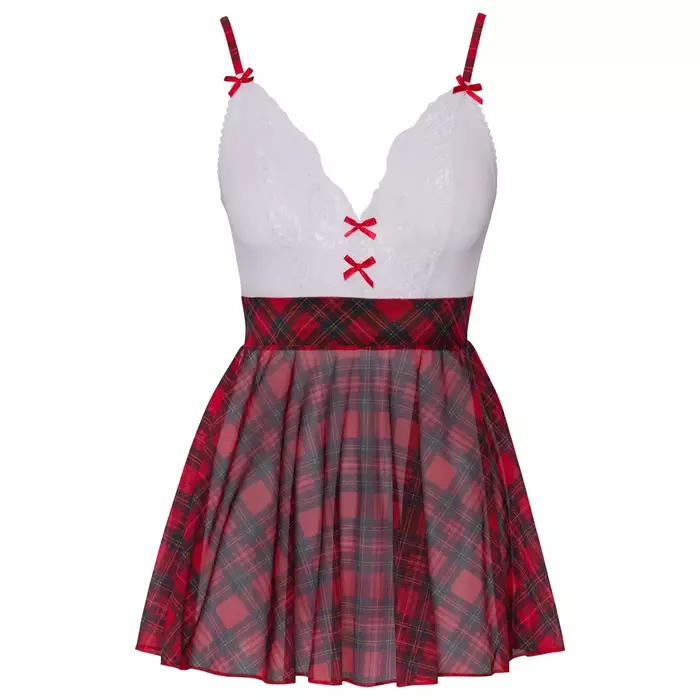 Клетчатое мини-платье Cottelli Collection — XL Photo 7