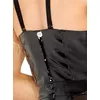 black level Dress w. Mesh S — vinyl dress with mesh inserts Photo 7