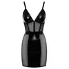Dress black level Vinyl Dress with Mesh — size L Photo 8