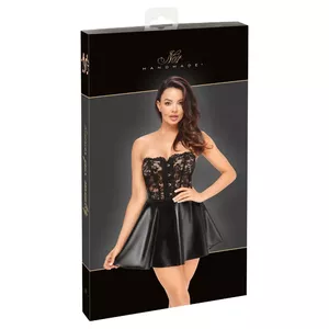 Платье Noir Corset Dress L — бандо-корсет из кружева, юбка powerwetlook, размер L, модель 27185611041