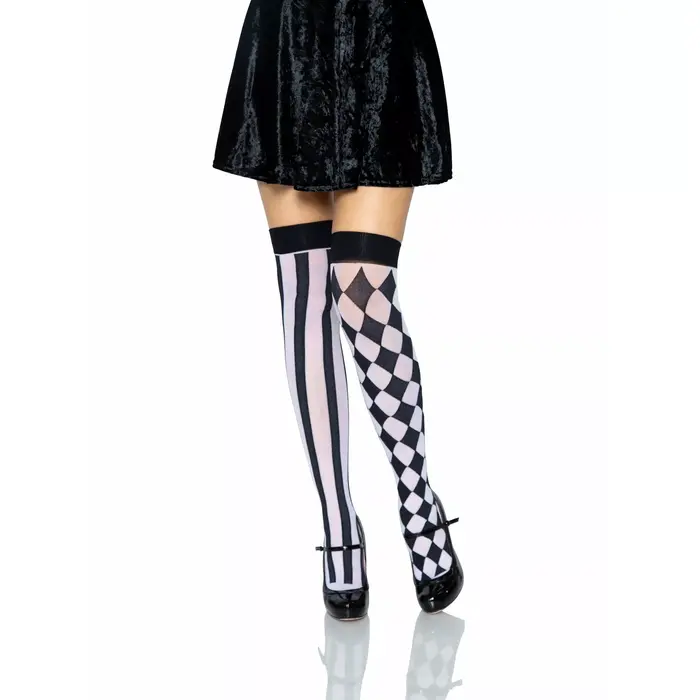 Высокие чулки LEG AVENUE Arlequin Photo 3