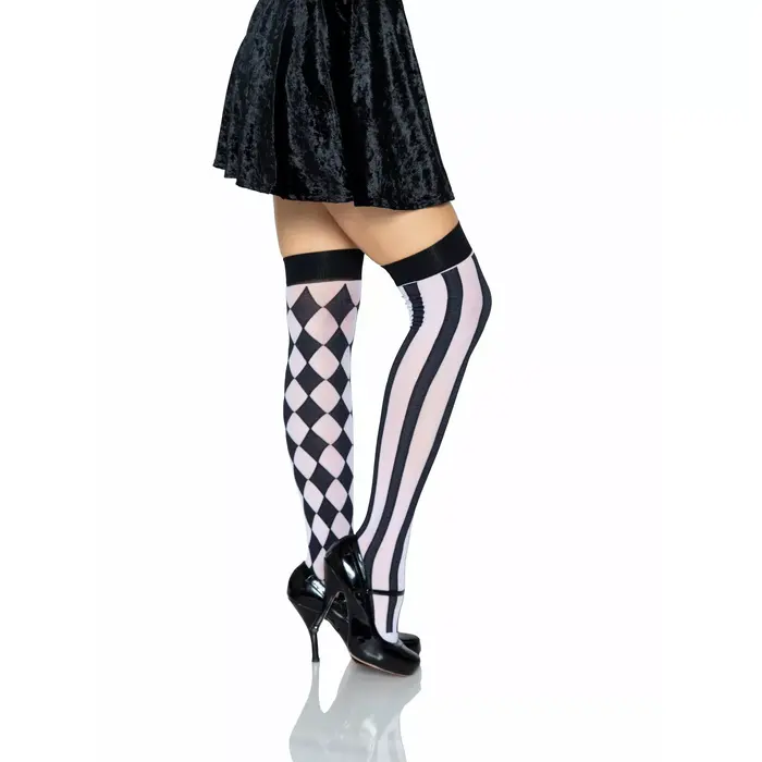 Высокие чулки LEG AVENUE Arlequin Photo 4