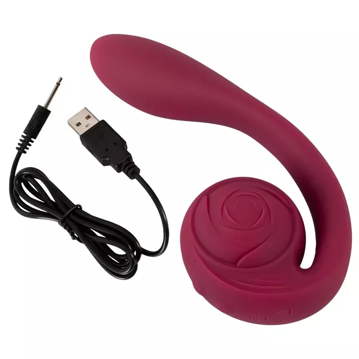 Вибратор You2Toys Bendable Rose — силикон, водонепроницаемый Photo 10