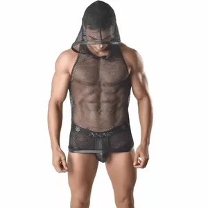 ANAIS MEN ARES Hooded T-Shirt XXL D-237554 - Stylish Comfort
