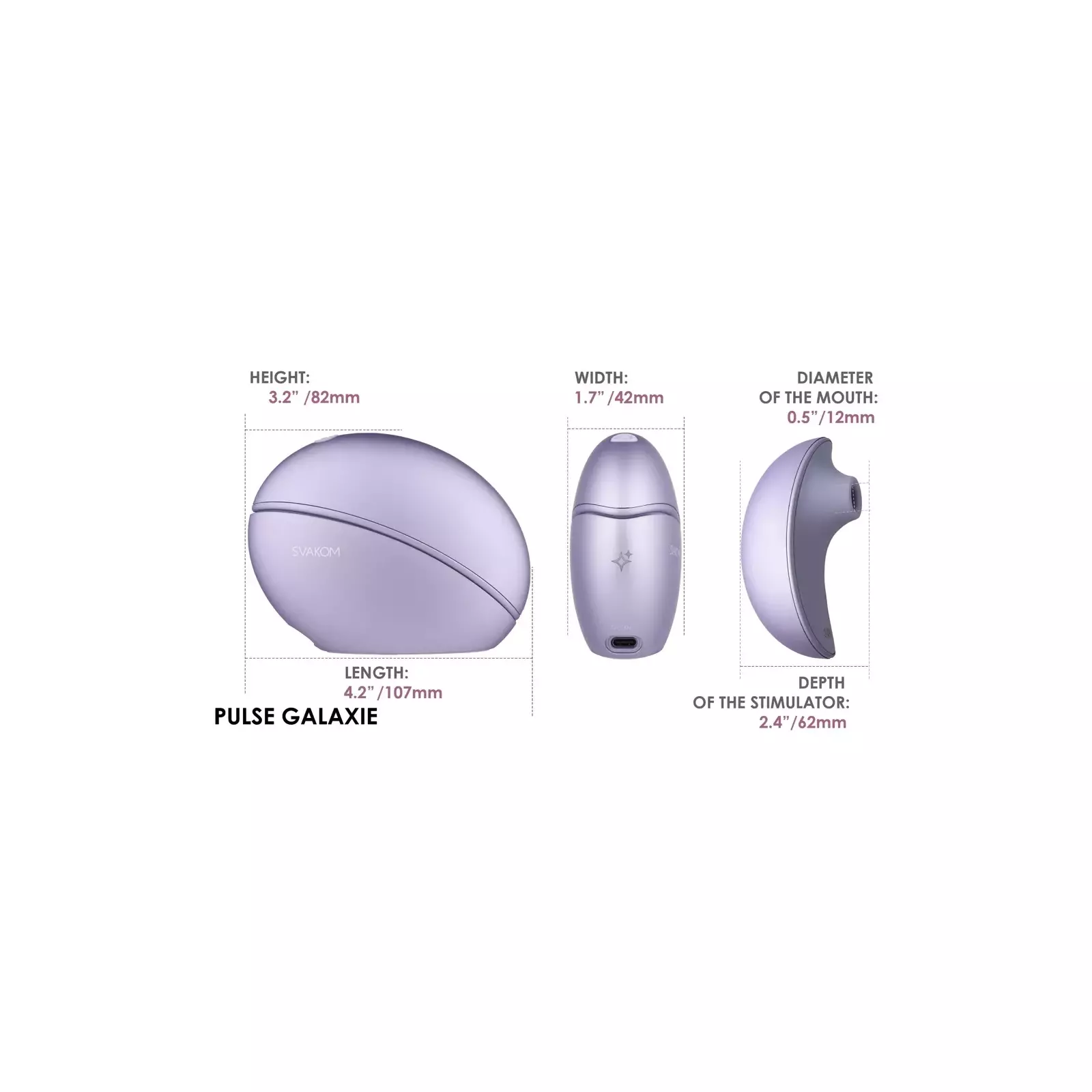 Vibrator Svakom Pulse Galaxy Photo 12