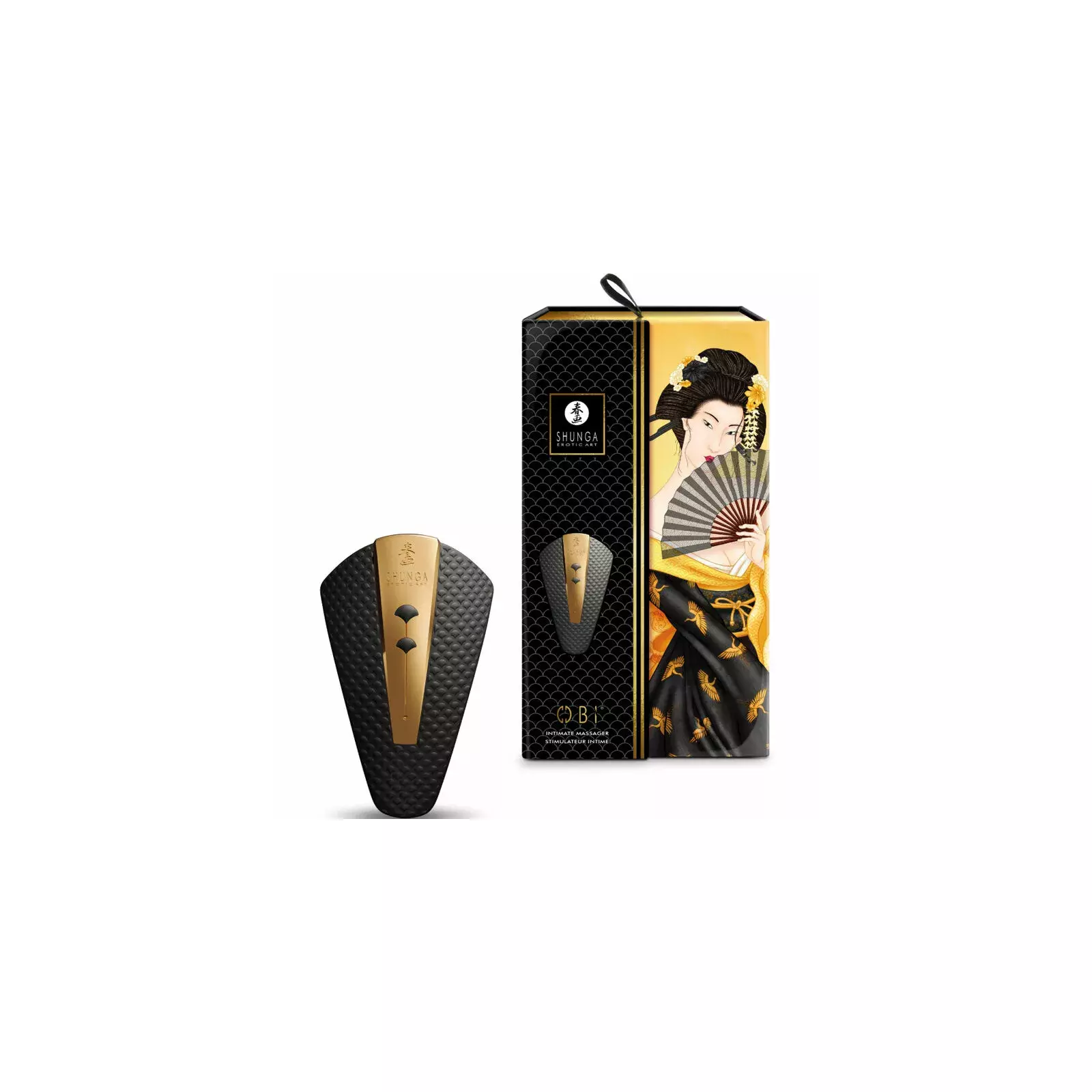 SHUNGA OBI INTIMATE MASSAGER BLACK D-237780 Photo 4