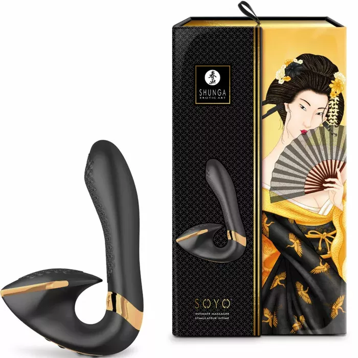 SHUNGA SOYO интимный массажер — чёрный силикон Photo 3