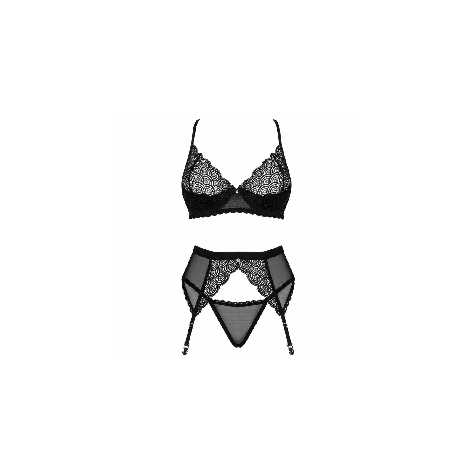 Lingerie OBSESSIVE XL/XXL CHEMERIS SET 3 PIECES Photo 5