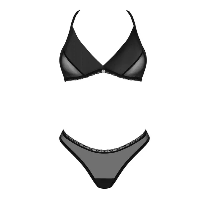 Комплект OBSESSIVE OBS Set — чёрное кружево XL/2XL Photo 3