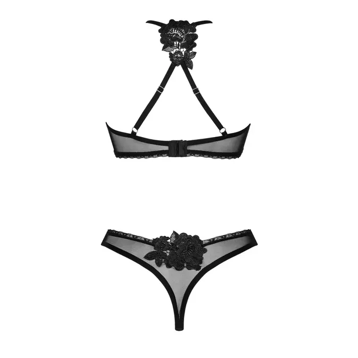 Комплект OBSESSIVE OBS Set — чёрное кружево XL/2XL Photo 4