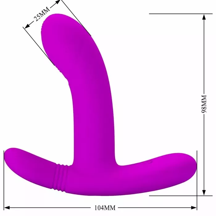 Clitoral massager pretty love Geri — pink, remote Photo 7