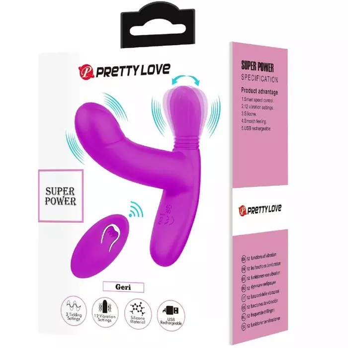 Clitoral massager pretty love Geri — pink, remote Photo 9