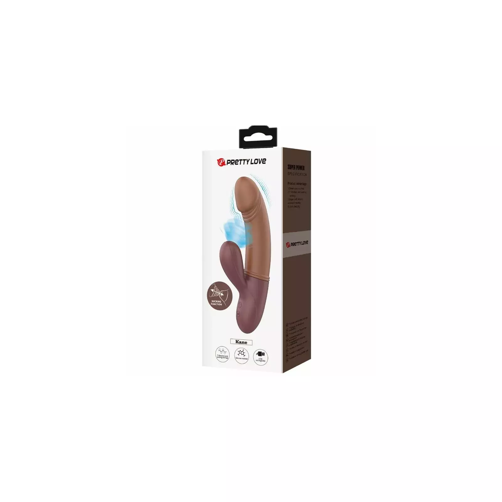 PRETTY LOVE Kane G-Spot Vibrator & Sucker Photo 8