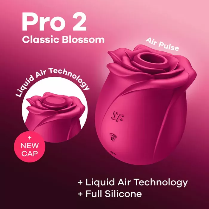 SATISFYER Air Pulse Pro 2 Classic Blossom vibrators Photo 8