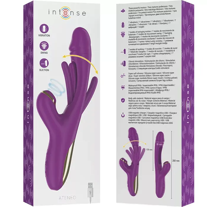 INTENSE Ateneo Uzlādējams daudzfunkcionāls vibrators Photo 7