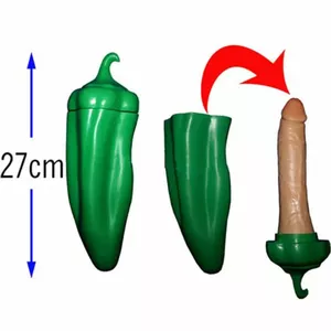 Pieaugušo rotaļlieta diablopicante DIABLO PICANTE - PENIS GREEN PEPPER, aksesuārs pipara formā