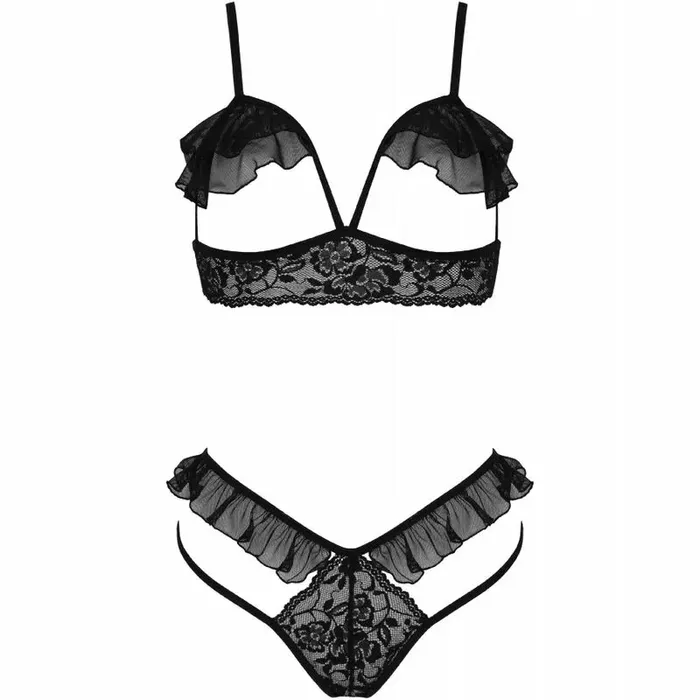 Apakšveļas komplekts PASSION D-237754 — Dolly, melns L/XL Photo 3